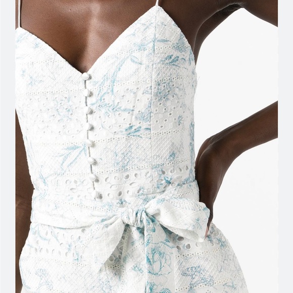 Alice + Olivia Shanti crochet-panelled jumpsuit - Picture 2 of 6